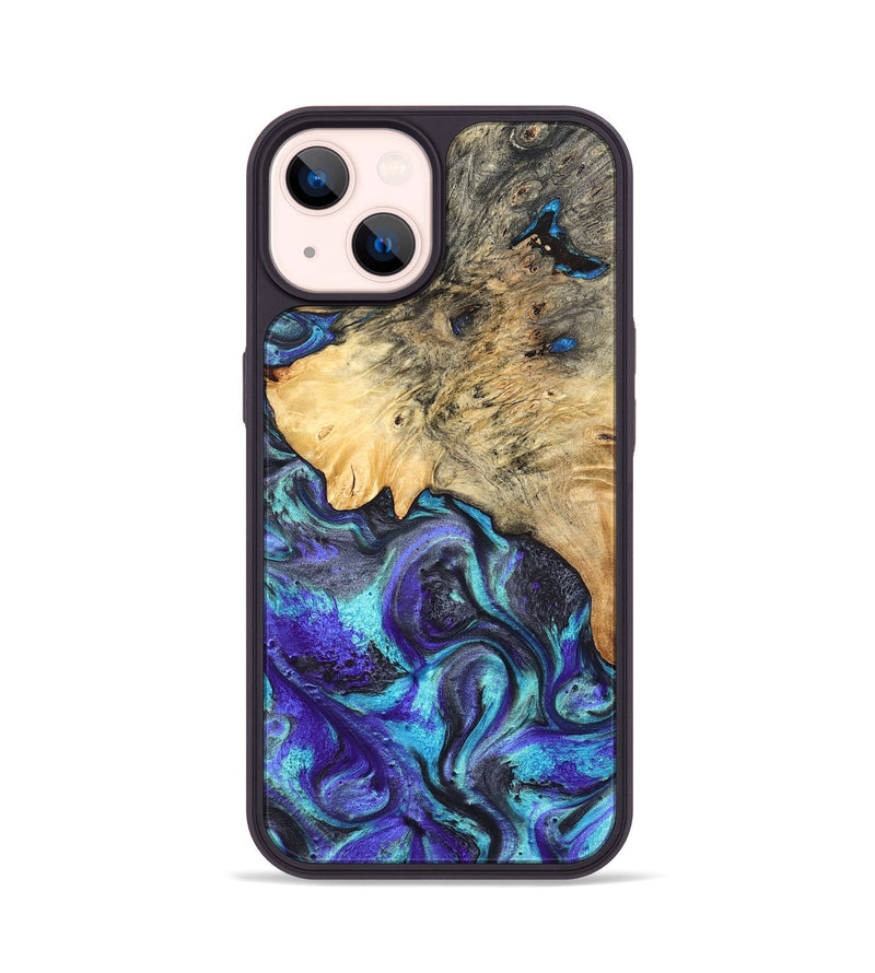 iPhone 14 Wood Phone Case - Mylah (Purple, 824370)