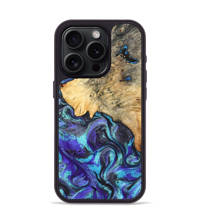 iPhone 15 Pro Wood Phone Case - Mylah (Purple, 824370)