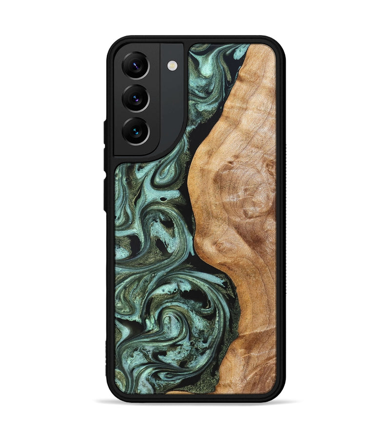 Galaxy S22 Plus Wood Phone Case - Amos (Green, 824374)