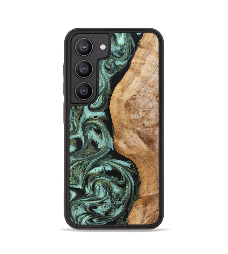 Galaxy S23 Wood Phone Case - Amos (Green, 824374)