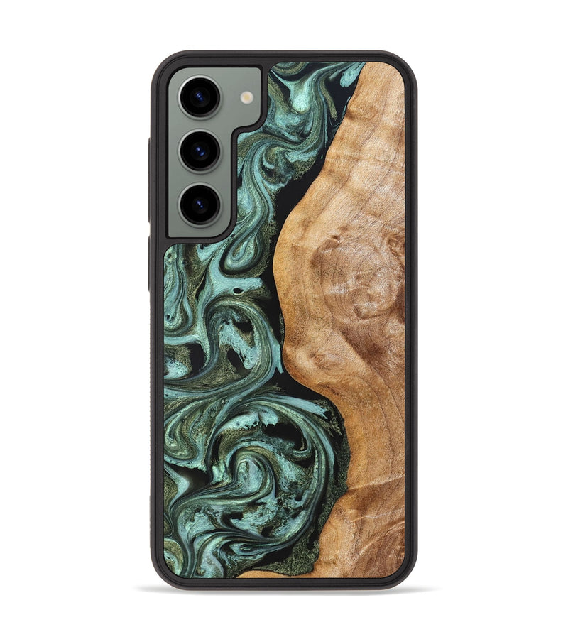 Galaxy S23 Plus Wood Phone Case - Amos (Green, 824374)