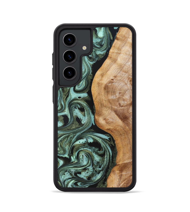 Galaxy S24 Wood Phone Case - Amos (Green, 824374)