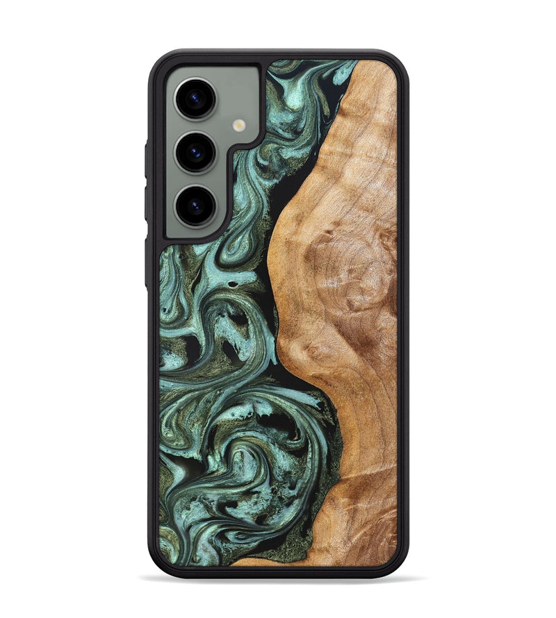 Galaxy S24 Plus Wood Phone Case - Amos (Green, 824374)
