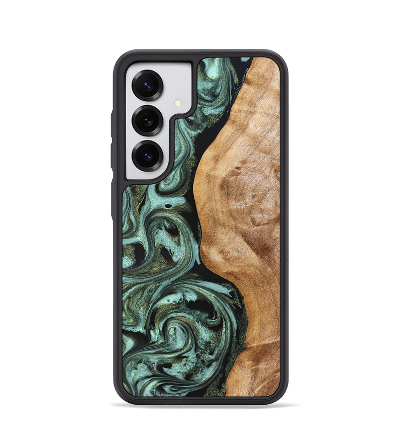 Galaxy S25 Wood Phone Case - Amos (Green, 824374)
