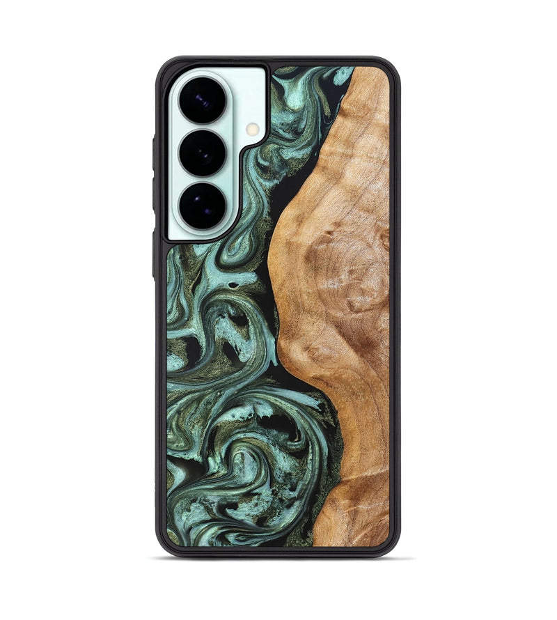Galaxy S26 Plus Wood Phone Case - Amos (Green, 824374)