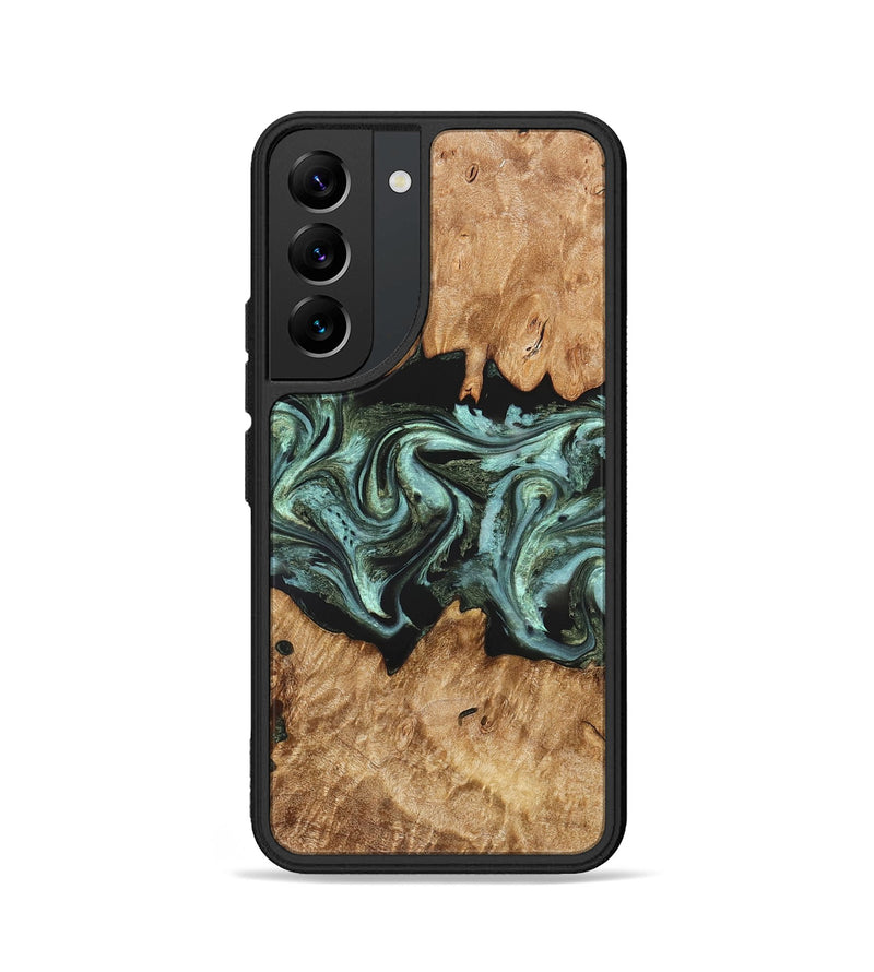 Galaxy S22 Wood Phone Case - Landon (Green, 824376)