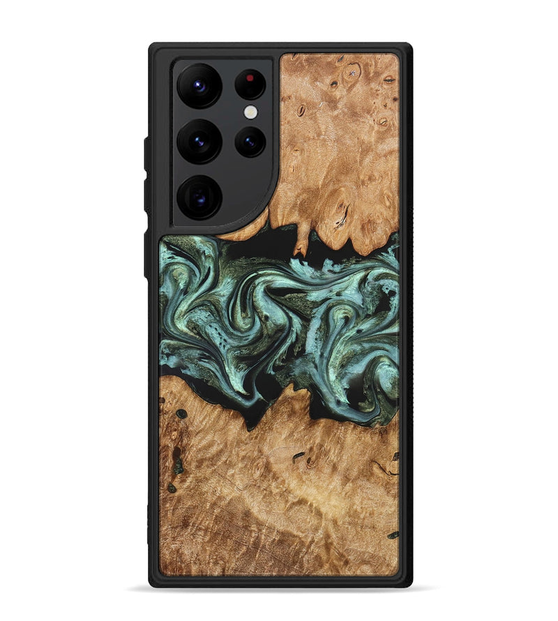 Galaxy S22 Ultra Wood Phone Case - Landon (Green, 824376)