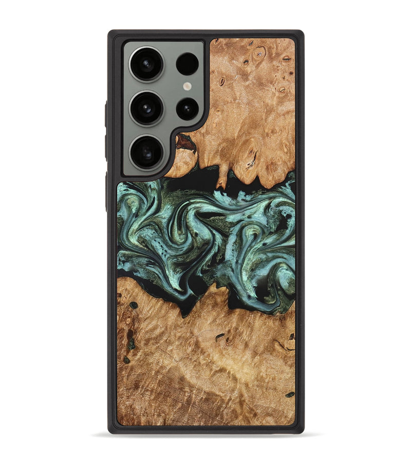 Galaxy S23 Ultra Wood Phone Case - Landon (Green, 824376)