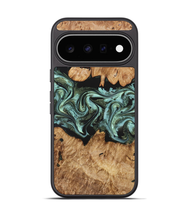 Pixel 11 Wood Phone Case - Landon (Green, 824376)