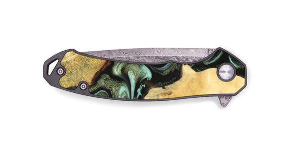 EDC Wood Pocket Knife - Romina (Green, 824381)