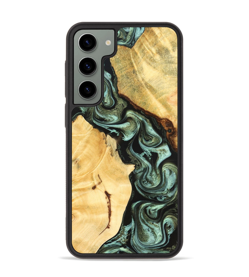 Galaxy S23 Plus Wood Phone Case - Romina (Green, 824381)