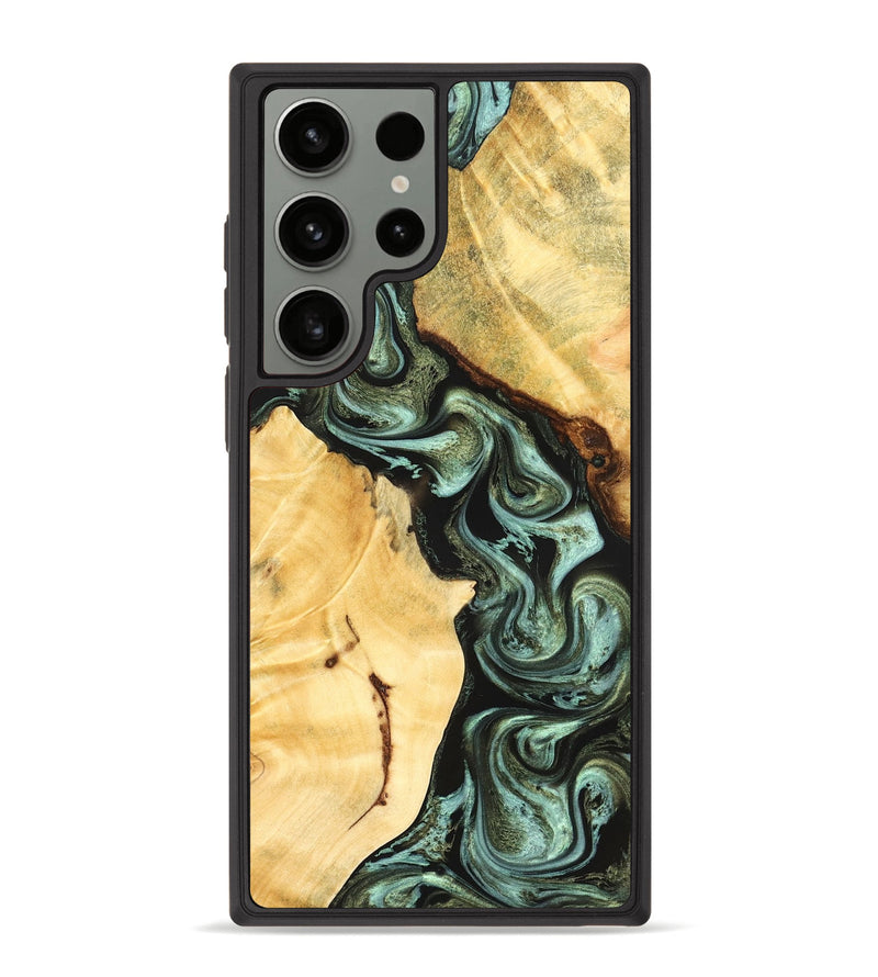 Galaxy S23 Ultra Wood Phone Case - Romina (Green, 824381)