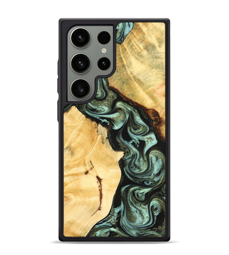 Galaxy S24 Ultra Wood Phone Case - Romina (Green, 824381)