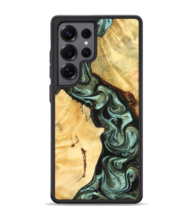 Galaxy S25 Ultra Wood Phone Case - Romina (Green, 824381)