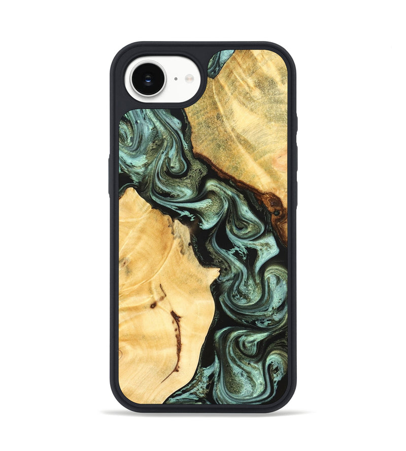 iPhone 16e Wood Phone Case - Romina (Green, 824381)