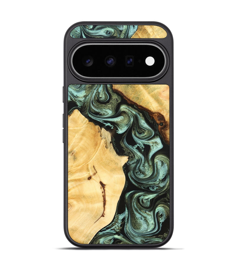 Pixel 11 Pro Wood Phone Case - Romina (Green, 824381)
