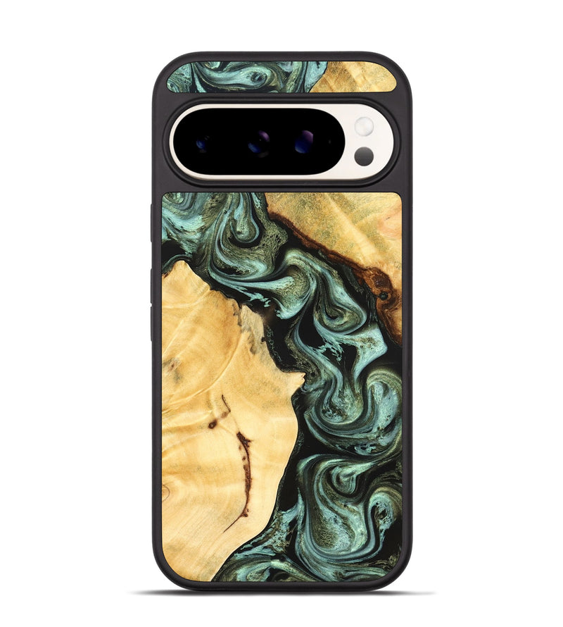 Pixel 9 Pro Wood Phone Case - Romina (Green, 824381)