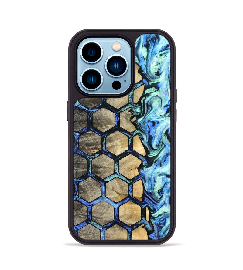 iPhone 14 Pro Wood Phone Case - Chante (Pattern, 824384)