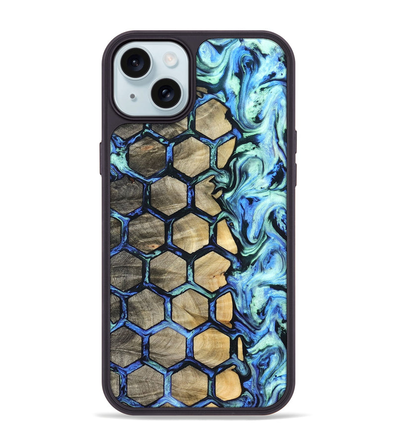 iPhone 15 Plus Wood Phone Case - Chante (Pattern, 824384)