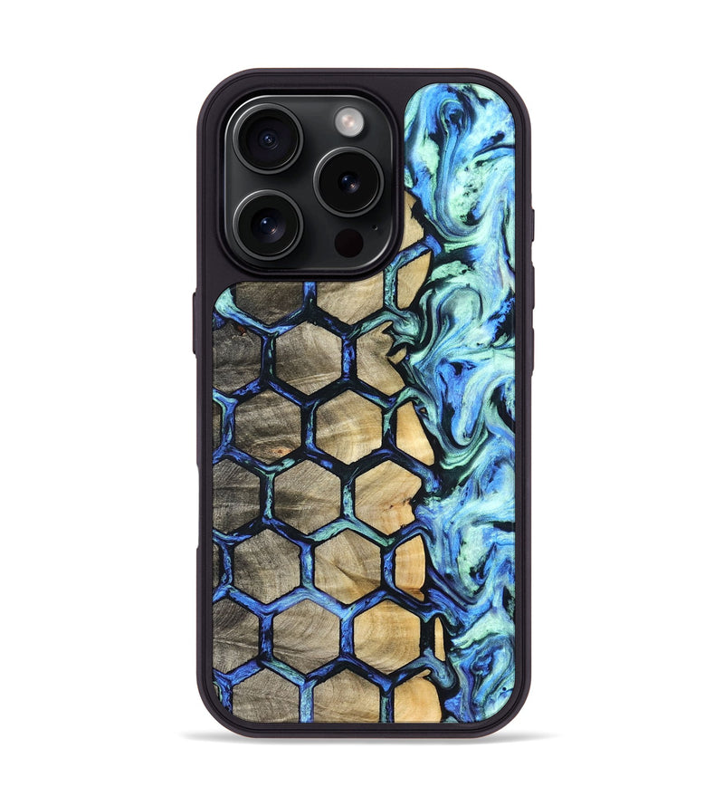 iPhone 16 Pro Wood Phone Case - Chante (Pattern, 824384)