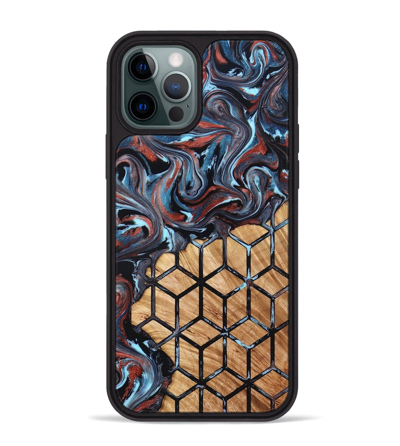 iPhone 12 Pro Max Wood Phone Case - Forest (Pattern, 824386)