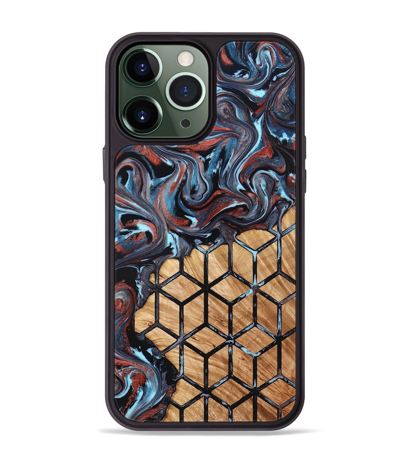 iPhone 13 Pro Max Wood Phone Case - Forest (Pattern, 824386)