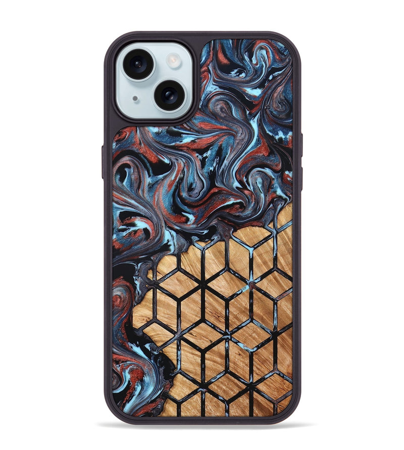 iPhone 15 Plus Wood Phone Case - Forest (Pattern, 824386)