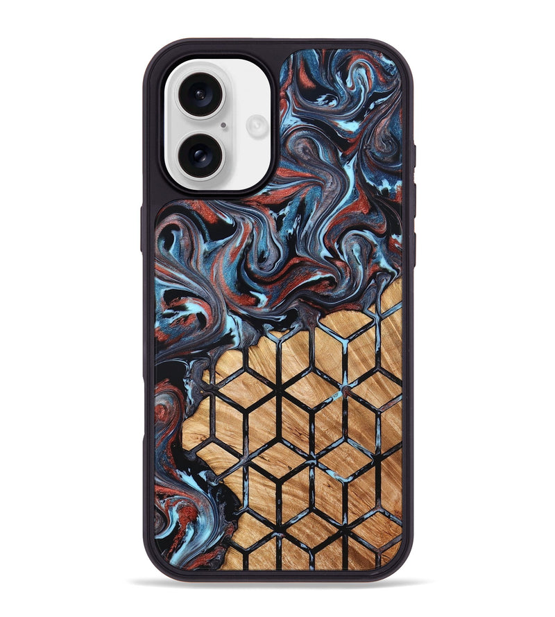 iPhone 16 Plus Wood Phone Case - Forest (Pattern, 824386)