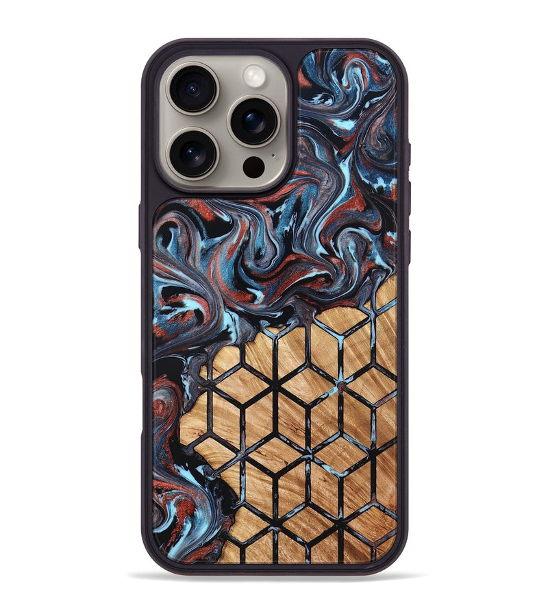 iPhone 16 Pro Max Wood Phone Case - Forest (Pattern, 824386)