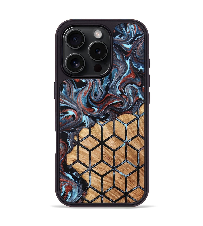 iPhone 16 Pro Wood Phone Case - Forest (Pattern, 824386)
