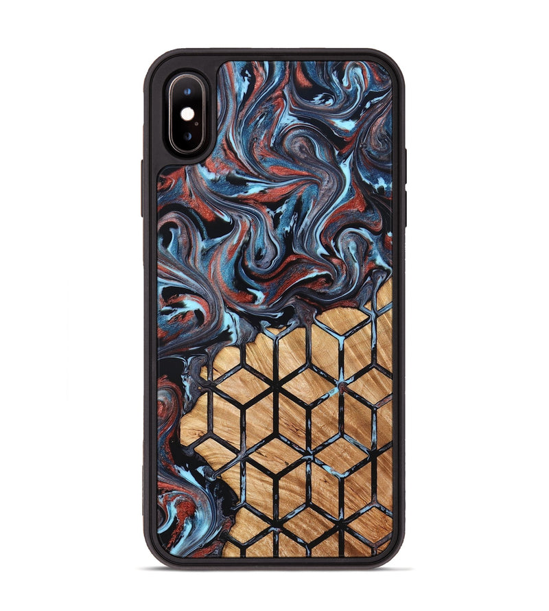 iPhone Xs Max Wood Phone Case - Forest (Pattern, 824386)