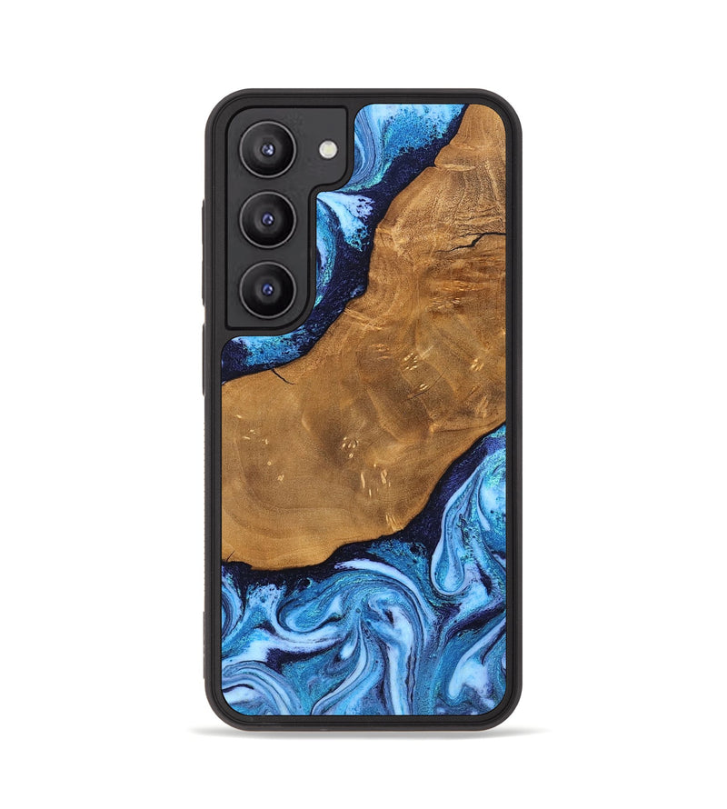 Galaxy S23 Wood Phone Case - Shaniya (Blue, 824390)
