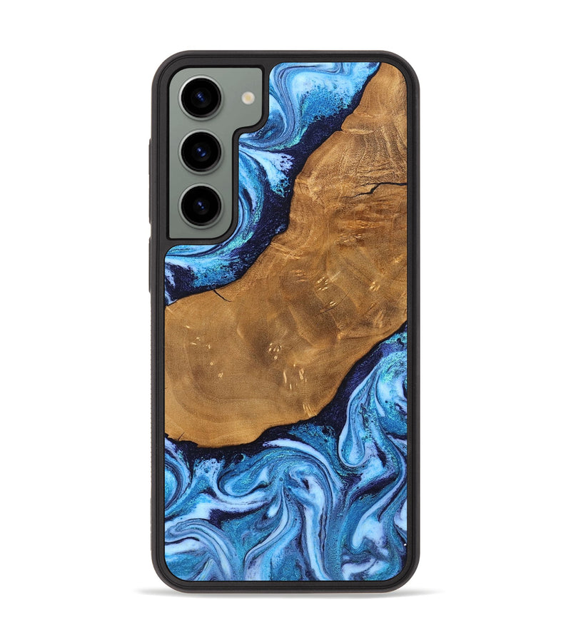 Galaxy S23 Plus Wood Phone Case - Shaniya (Blue, 824390)