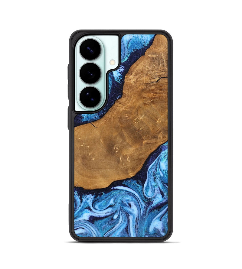 Galaxy S26 Wood Phone Case - Shaniya (Blue, 824390)