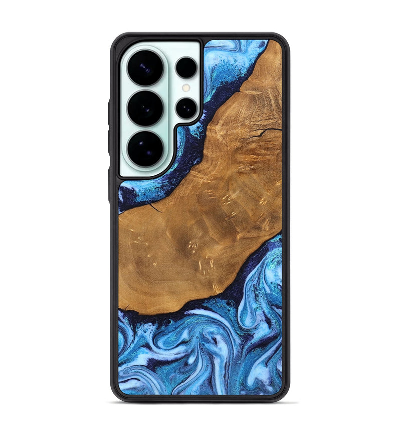 Galaxy S26 Ultra Wood Phone Case - Shaniya (Blue, 824390)