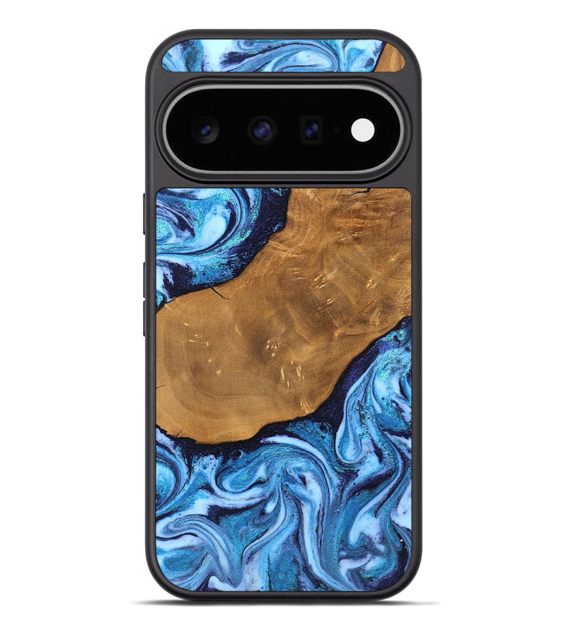 Pixel 11 Pro XL Wood Phone Case - Shaniya (Blue, 824390)