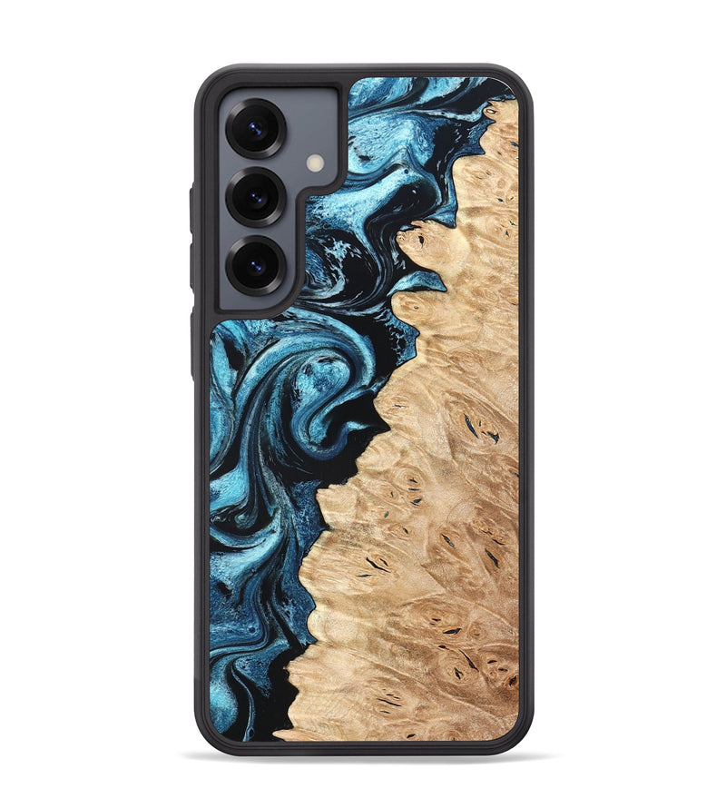 Galaxy S25 Plus Wood Phone Case - Chelsey (Blue, 824391)