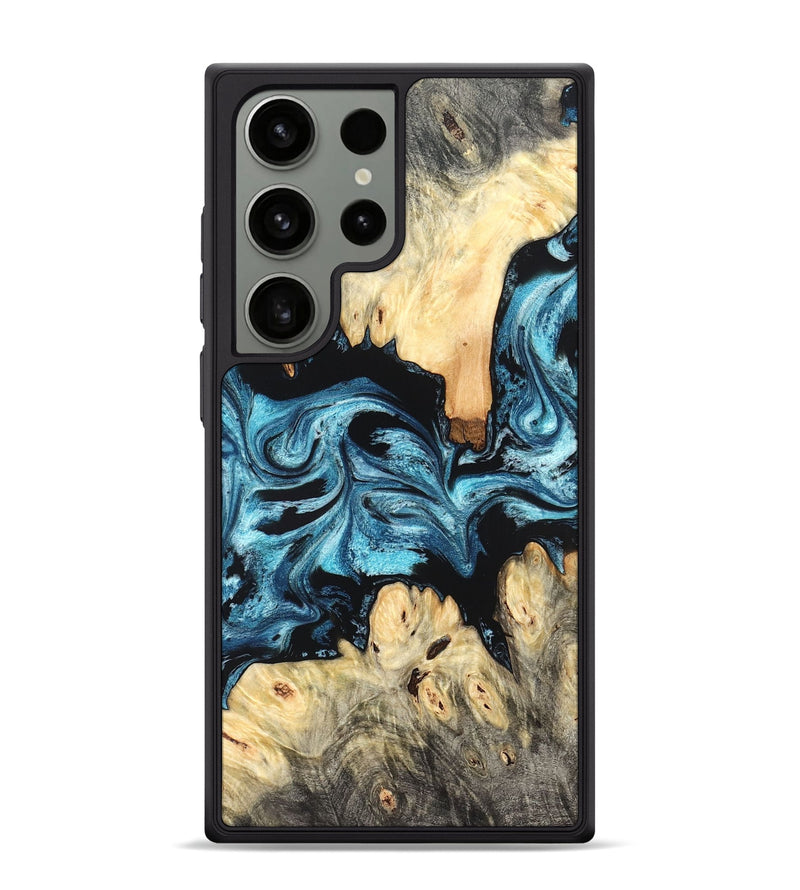 Galaxy S24 Ultra Wood Phone Case - Dasia (Blue, 824392)