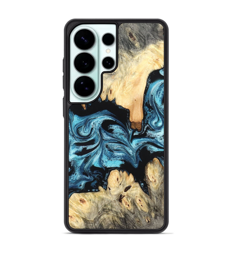 Galaxy S26 Ultra Wood Phone Case - Dasia (Blue, 824392)