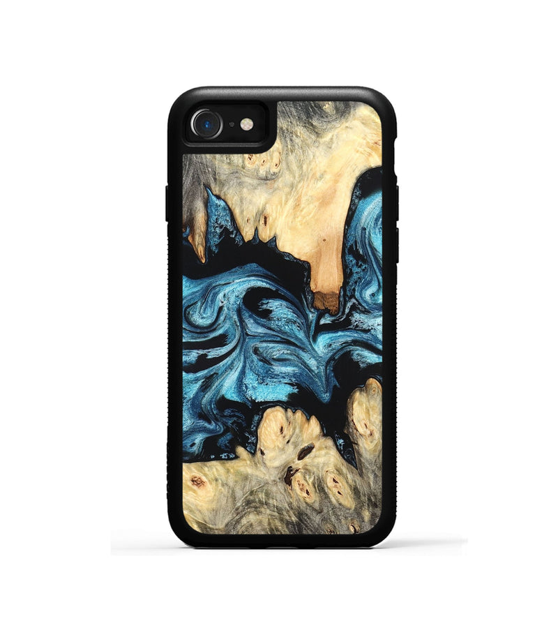 iPhone SE Wood Phone Case - Dasia (Blue, 824392)
