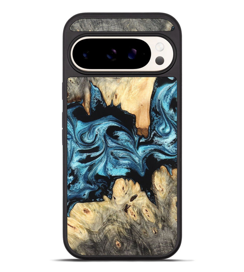 Pixel 10 Pro XL Wood Phone Case - Dasia (Blue, 824392)