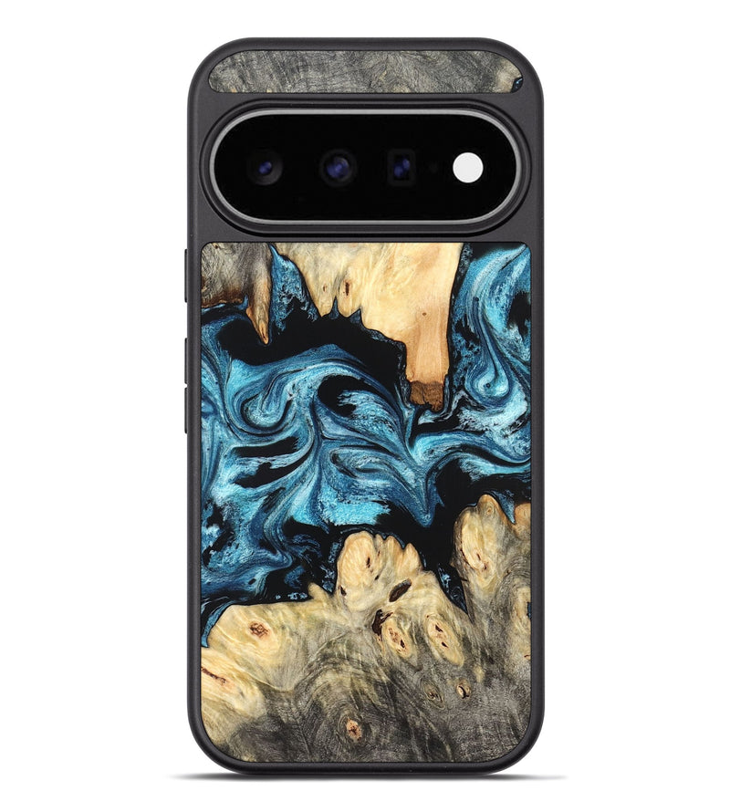 Pixel 11 Pro XL Wood Phone Case - Dasia (Blue, 824392)