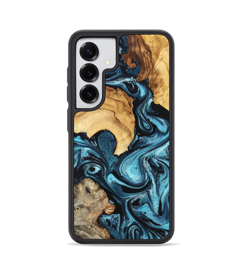 Galaxy S25 Wood Phone Case - Shelton (Blue, 824393)