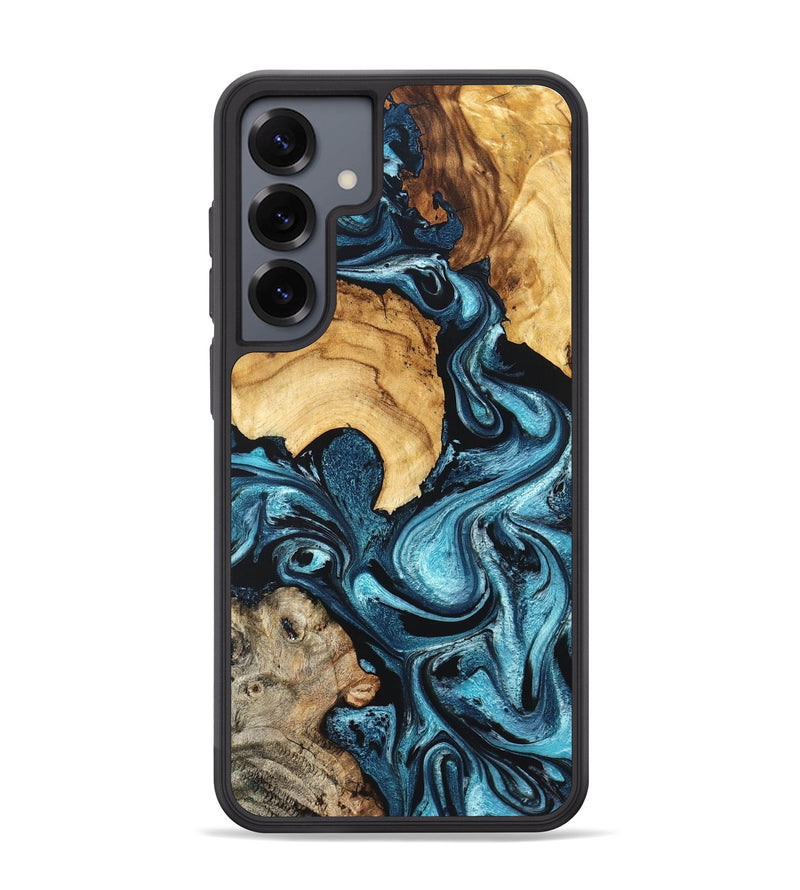 Galaxy S25 Plus Wood Phone Case - Shelton (Blue, 824393)