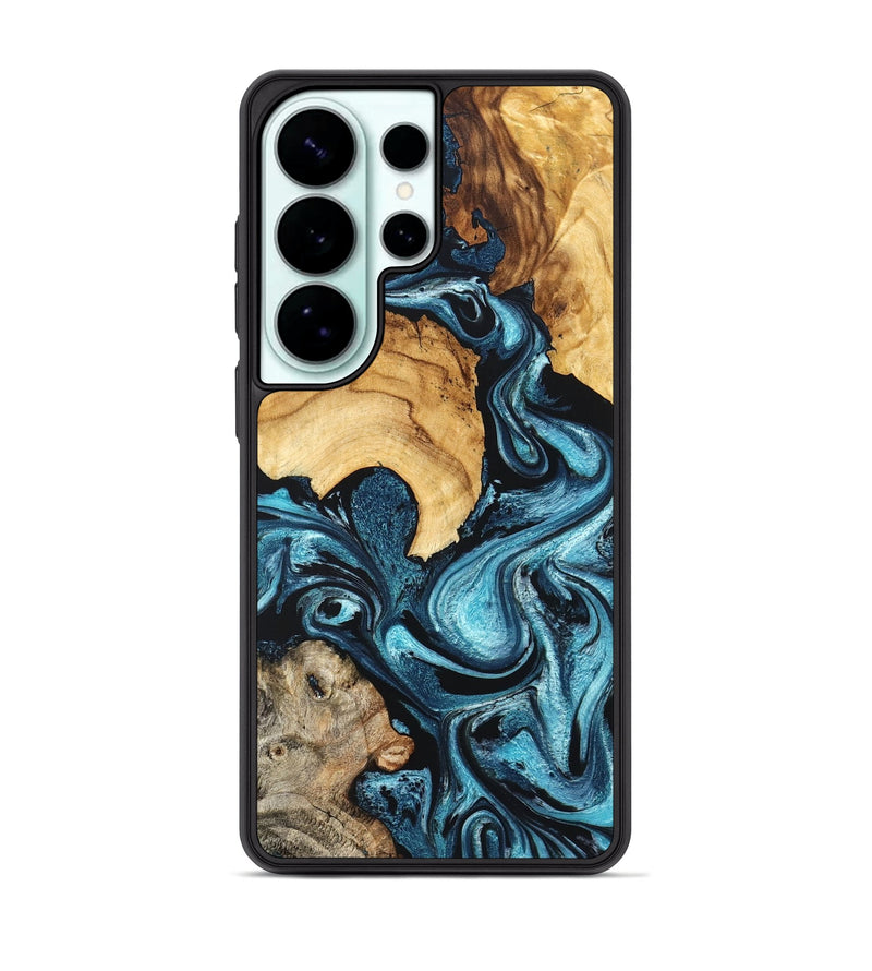 Galaxy S26 Ultra Wood Phone Case - Shelton (Blue, 824393)