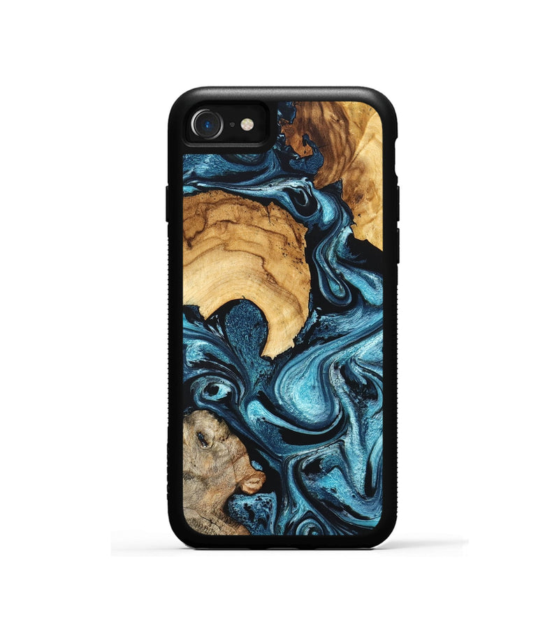 iPhone SE Wood Phone Case - Shelton (Blue, 824393)