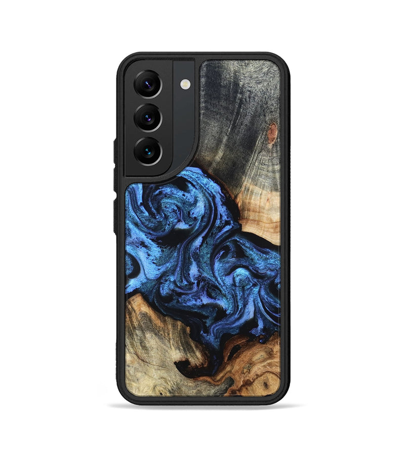 Galaxy S22 Wood Phone Case - Turner (Blue, 824394)