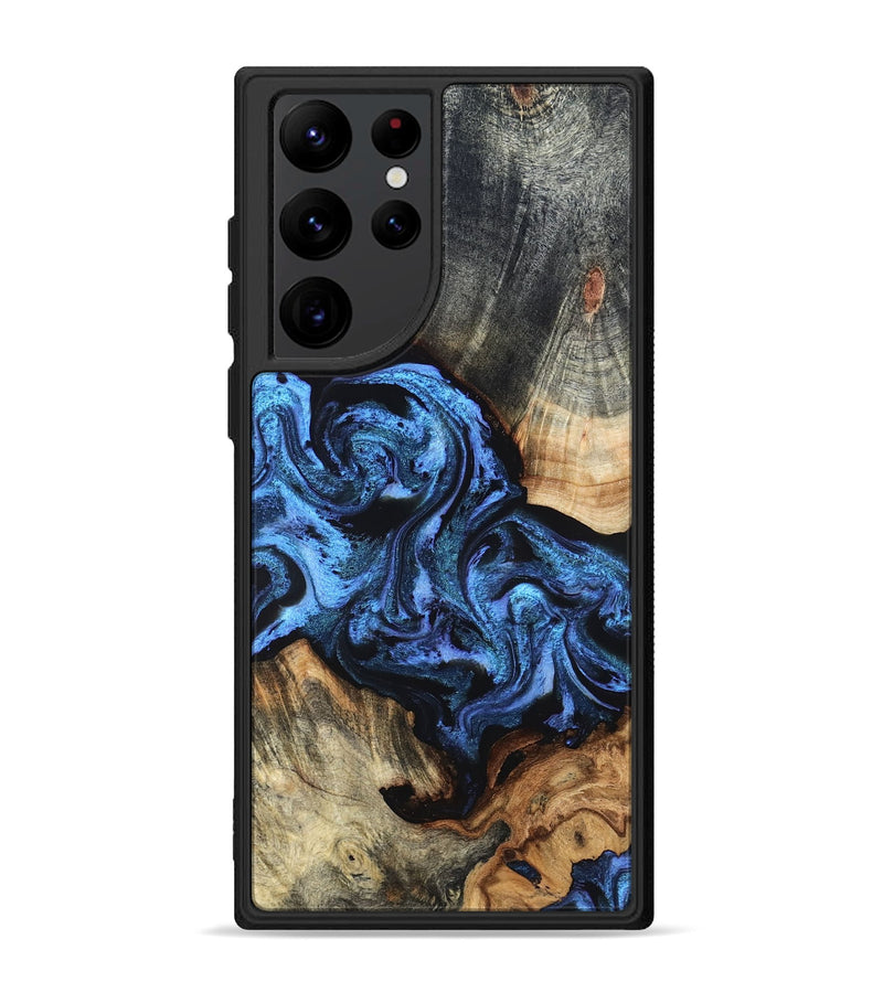 Galaxy S22 Ultra Wood Phone Case - Turner (Blue, 824394)