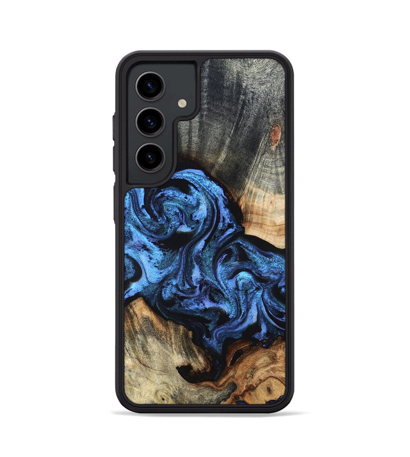 Galaxy S24 Wood Phone Case - Turner (Blue, 824394)
