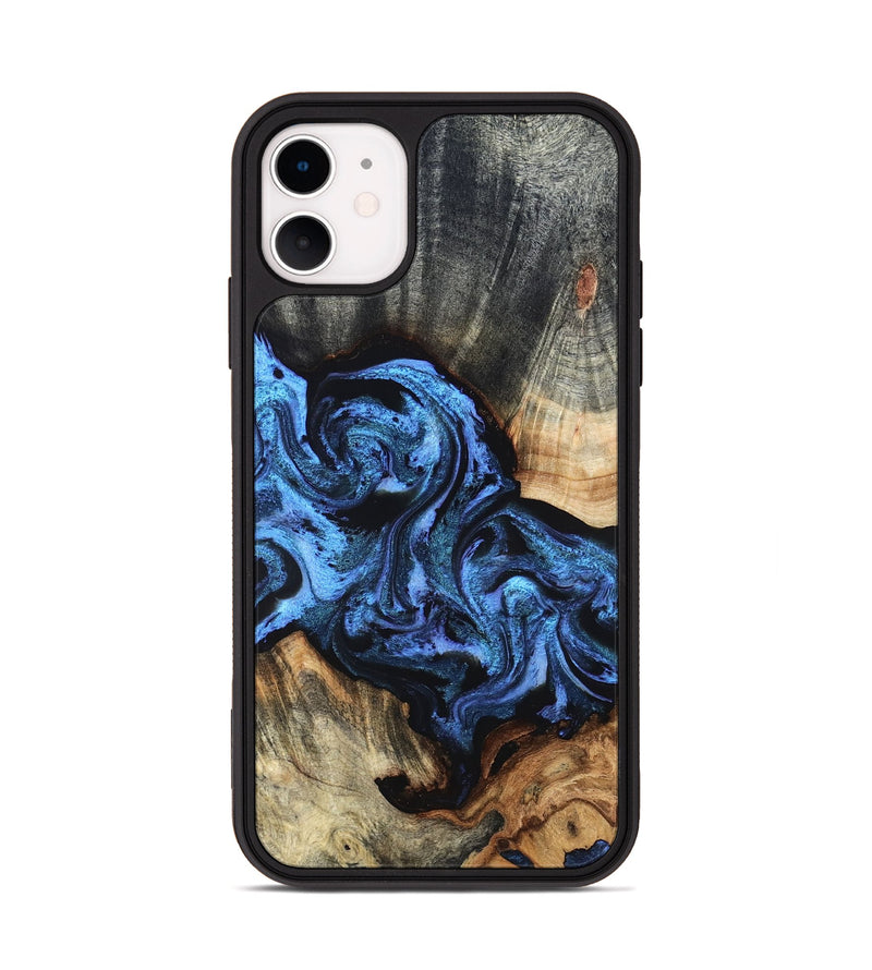 iPhone 11 Wood Phone Case - Turner (Blue, 824394)